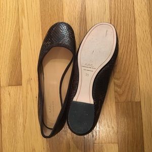 A.P.C. Python Ballet Flats Brown 39